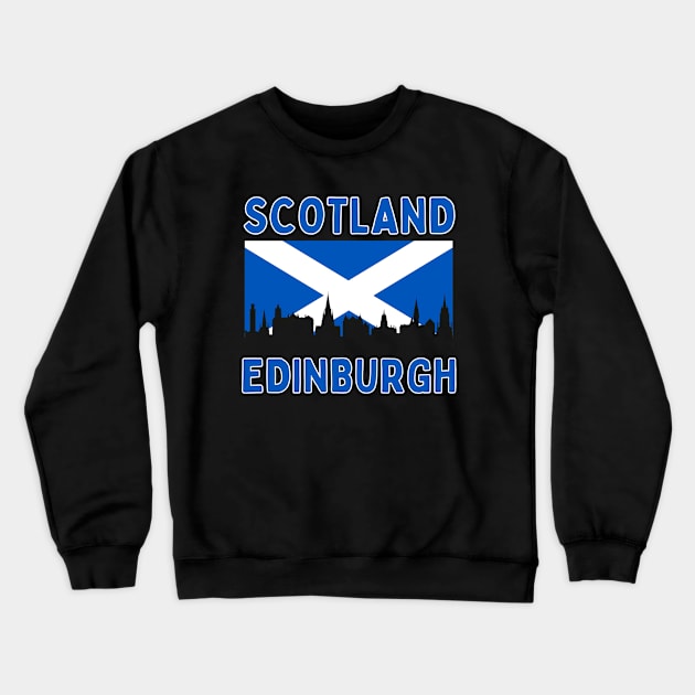 Edinburgh Crewneck Sweatshirt by footballomatic